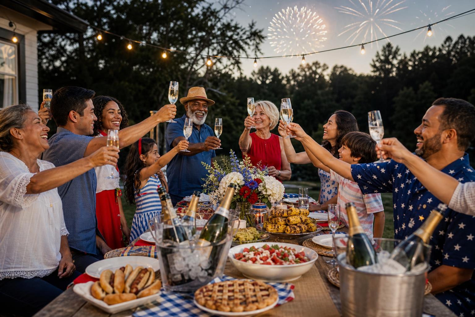 4th of July 2026: Fireworks, Sparkling & American Classics